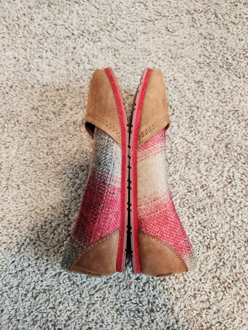 Sorel red plaid